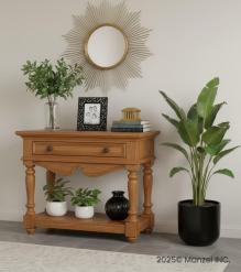 SOLID RECLAIMED TEAK WOOD SIDE BOARD W/ DRAWER
