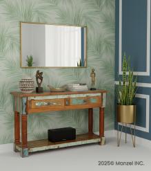 SOLID RECLAIMED TEAK WOOD CONSOLE