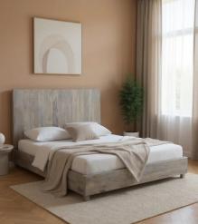 SOLID WOOD Queen bed