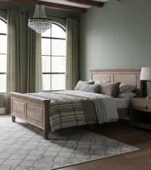 SOLID WOOD KING BED
