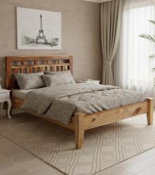 QUEEN ROSEWOOD BED