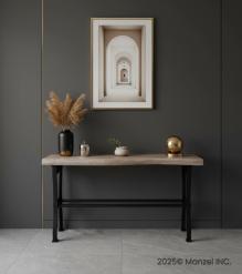 LIVE EDGE SOLID ACACIA CONSOLE / SOFA TABLE
