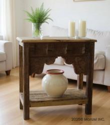 SOLID RECLAIMED WOOD CONSOLE TABLE DECORATIVE