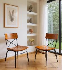 WOODEN IRON CHAIR