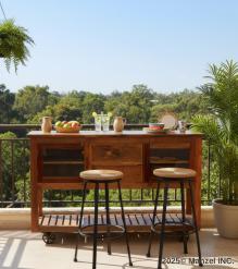 RECLAIMED TEAK + IRON SIDEBOARD / CONSOLE