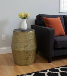 METAL END TABLE / STOOL