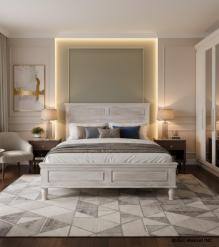 SOLID WOOD QUEEN SIZE BED
