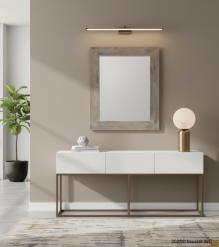 SOLID WOOD RECTANGULAR FRAME MIRROR