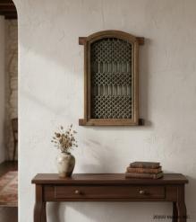 SOLID WOOD & IRON DOOR