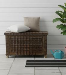 Unique Repurposed Wood + Metal blanket chest