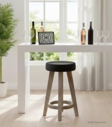 Leather Stool 