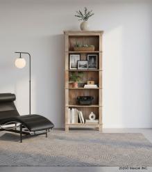 Solid Reclaimed Teak Wood Bookshelf Bookcase Shelving Unit