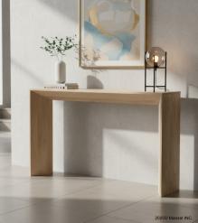 MODERN & ORGANIC SOLID WOOD CONSOLE TABLE