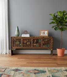 SOLID RECLAIMED TEAK WOOD CONSOLE TABLE