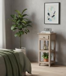 SOLID WOOD END TABLE / NIGHTSTAND