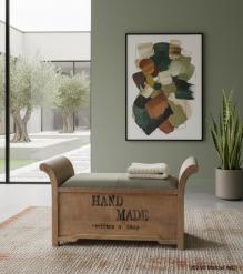 UPHOLSTERED STORAGE BENCH TRUNK