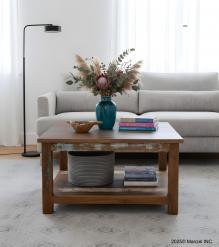 RECLAIMED TEAK SOLID WOOD COFFEE TABLE