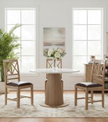 Wood  Leather Chair
