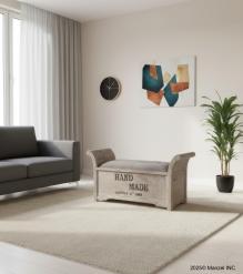UPHOLSTERED STORAGE BENCH TRUNK