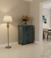 SOLID RECLAIMED WOOD CABINET SIDE TABLE