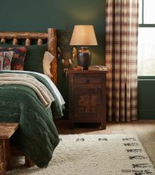 RECLAIMED TEAK SIDE TABLE NIGHTSTAND