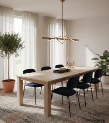 SOLID ROSEWOOD DINING TABLE