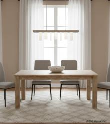 SOLID RECLAIMED TEAK WOOD TABLE