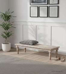 SOLID RECLAIMED TEAK WOOD BENCH