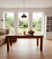 RECLAIMED SOLID TEAK WOOD TABLE