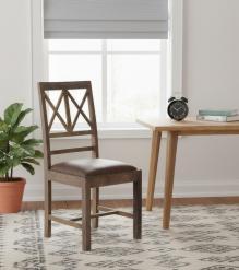 Wood And Leather Chair