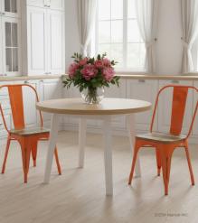 WOODEN IRON CHAIR 