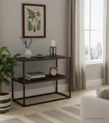 SOLID WOOD & IRON TABLE