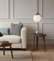SOLID WOOD END TABLE