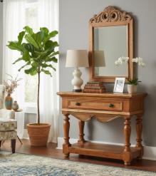 SOLID RECLAIMED TEAK WOOD CONSOLE