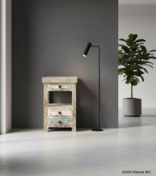 SOLID RECLAIMED TEAK WOOD 3 DRAWER END TABLE / NIGHT STAND