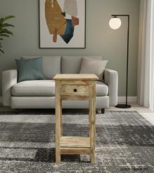 SOLID RECLAIMED TEAK WOOD SIDETABLE END TABLE