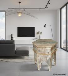 RECLAIMED WOOD END TABLE / NIGHTSTAND