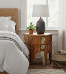RECLAIMED WOOD END TABLE / NIGHTSTAND