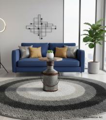 IRON WOODEN DRUM TABLE