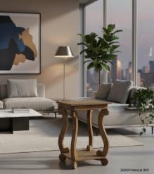SOLID WOOD END TABLE SIDE TABLE