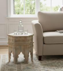 RECLAIMED WOOD END TABLE / NIGHTSTAND