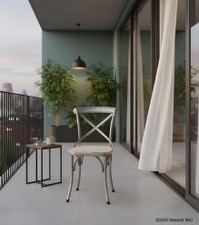 WOODEN IRON CHAIR