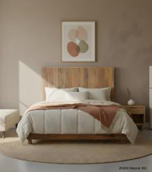 SOLID WOOD King Bed
