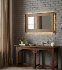 SOLID WOOD FRAMED MIRROR