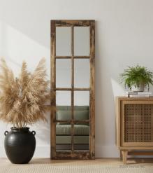 SOLID RECLAIMED WOOD WINDOW MIRROR