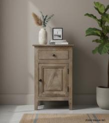 SOLID WOOD NIGHTSTAND / END TABLE