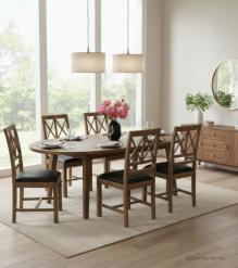 Wood  Leather Chair
