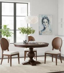 ROUND DINING TABLE SOLID WOOD