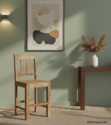 Bar wood stool