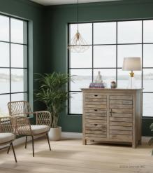 SOLID WOOD 3 DRAWER 1 CABINET CHEST SIDEBOARD DRESSER BUREAU
